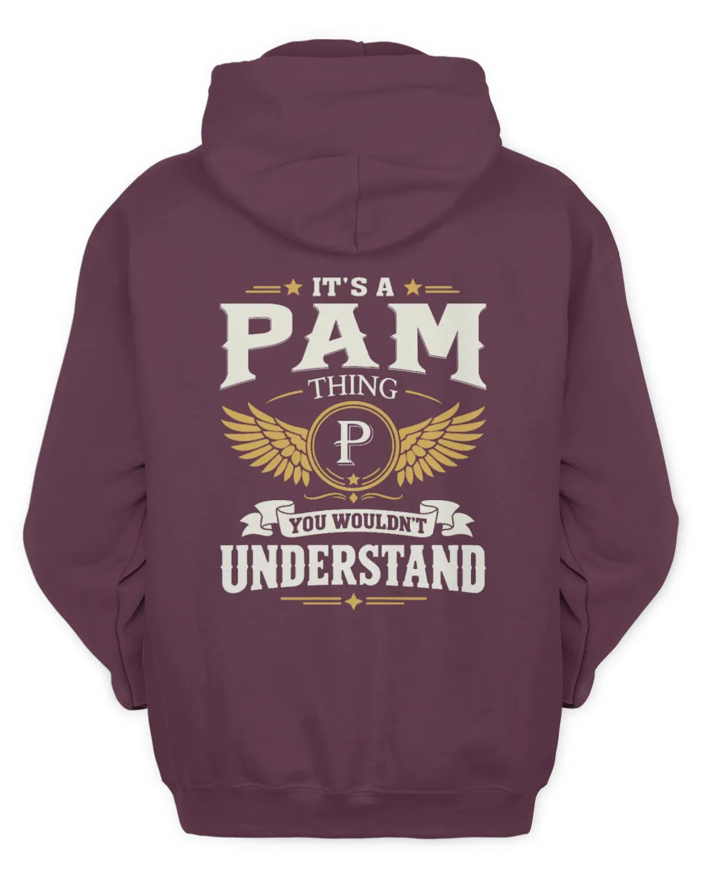 PAM KT06-M008 It’s a [NAME] Thing – You Wouldn’t Understand | Personalized Vintage T-Shirt - Unisex Hoodie - Maroon