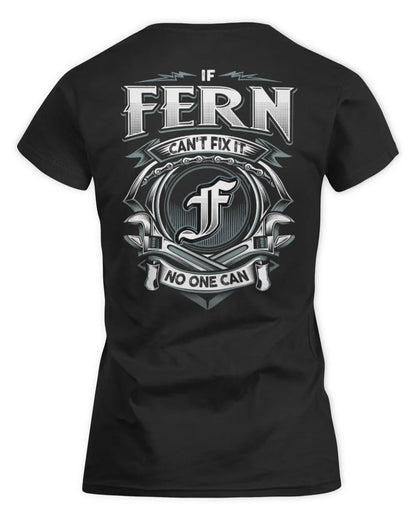FERN AP81-K4-626 - Personalized Ahmed Quote Apparel “If Ahmed Can't Fix It, No One Can” - Women's Standard T-Shirt - Black