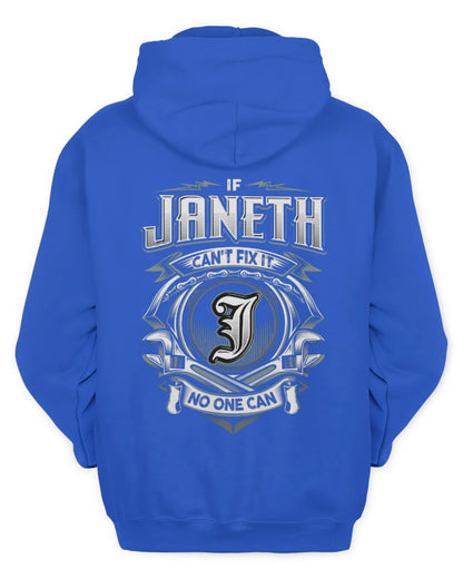 JANETH AP81-K4-626 - Personalized Ahmed Quote Apparel “If Ahmed Can't Fix It, No One Can” - Unisex Hoodie - Royal