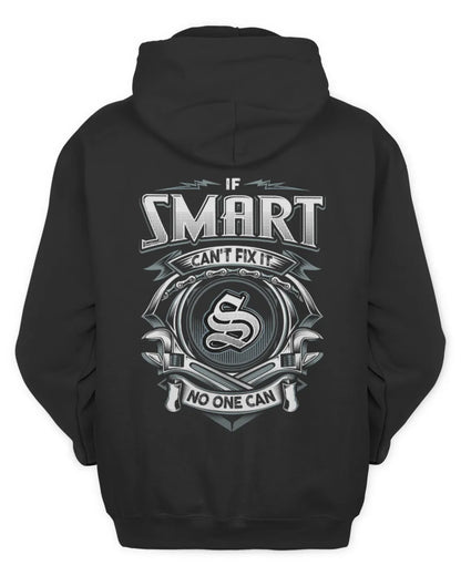 SMART AP81-K4-626 - Personalized Ahmed Quote Apparel “If Ahmed Can't Fix It, No One Can” - Unisex Hoodie - Black