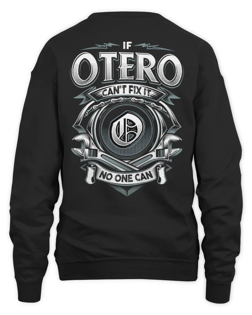 OTERO AP81-K4-626 - Personalized Ahmed Quote Apparel “If Ahmed Can't Fix It, No One Can” - Unisex Sweatshirt - Black