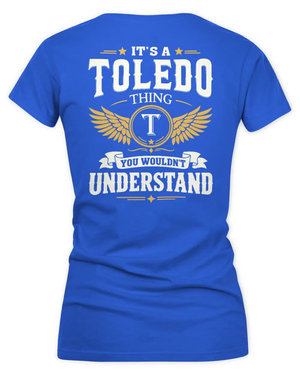 TOLEDO KT06-M008 It’s a [NAME] Thing – You Wouldn’t Understand | Personalized Vintage T-Shirt - Women's V-Neck T-Shirt - Royal
