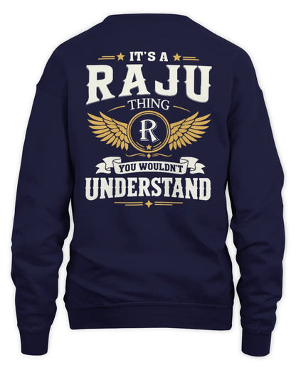 RAJU KT06-M008 It’s a [NAME] Thing – You Wouldn’t Understand | Personalized Vintage T-Shirt - Unisex Sweatshirt - Navy