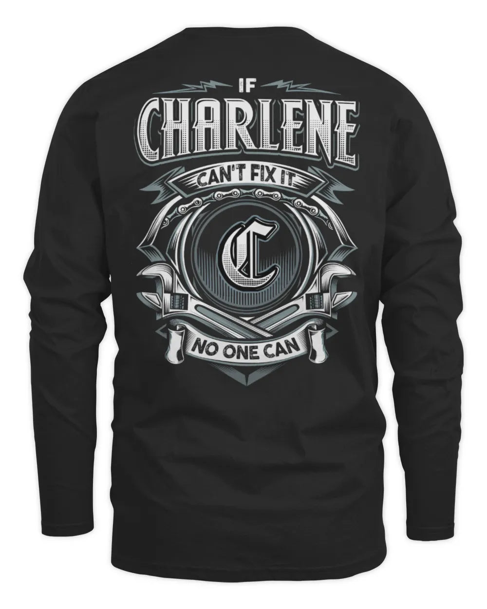 CHARLENE AP81-K4-626 - Personalized Ahmed Quote Apparel “If Ahmed Can't Fix It, No One Can” - Men's Long Sleeved T-Shirt - Black