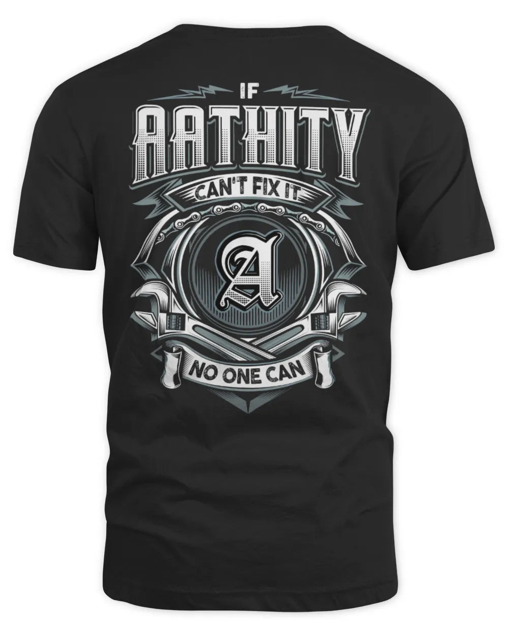 AATHITY AP81-K4-626 - Personalized Ahmed Quote Apparel “If Ahmed Can't Fix It, No One Can”