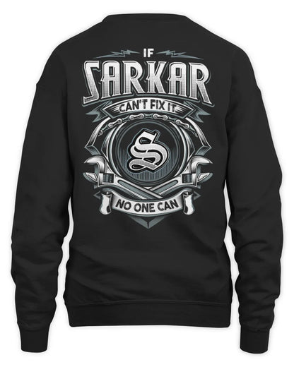 SARKAR AP81-K4-626 - Personalized Ahmed Quote Apparel “If Ahmed Can't Fix It, No One Can” - Unisex Sweatshirt - Black