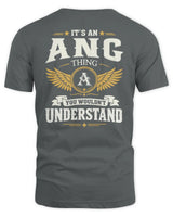 ANG KT06-M008 It’s a [NAME] Thing – You Wouldn’t Understand | Personalized Vintage T-Shirt - Unisex Standard T-Shirt - Charcoal