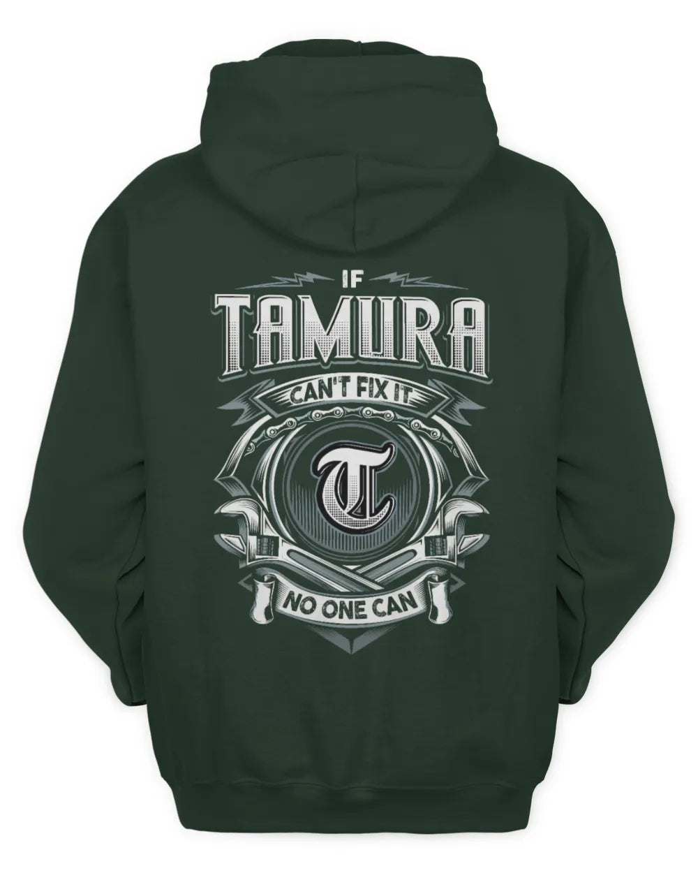 TAMURA AP81-K4-626 - Personalized Ahmed Quote Apparel “If Ahmed Can't Fix It, No One Can” - Unisex Hoodie - Forest Green