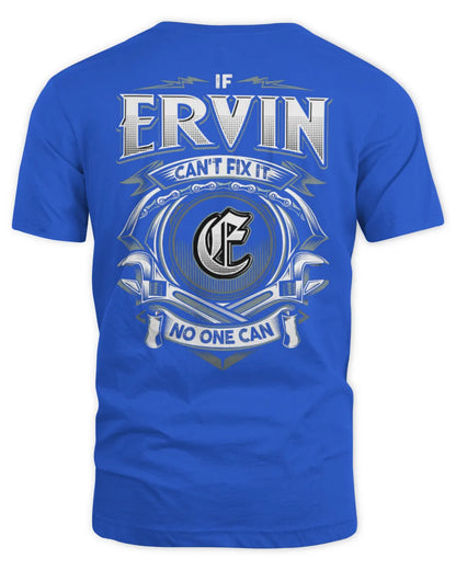 ERVIN AP81-K4-626 - Personalized Ahmed Quote Apparel “If Ahmed Can't Fix It, No One Can” - Unisex Standard T-Shirt - Royal