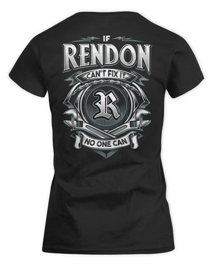 RENDON AP81-K4-626 - Personalized Ahmed Quote Apparel “If Ahmed Can't Fix It, No One Can” - Women's Standard T-Shirt - Black
