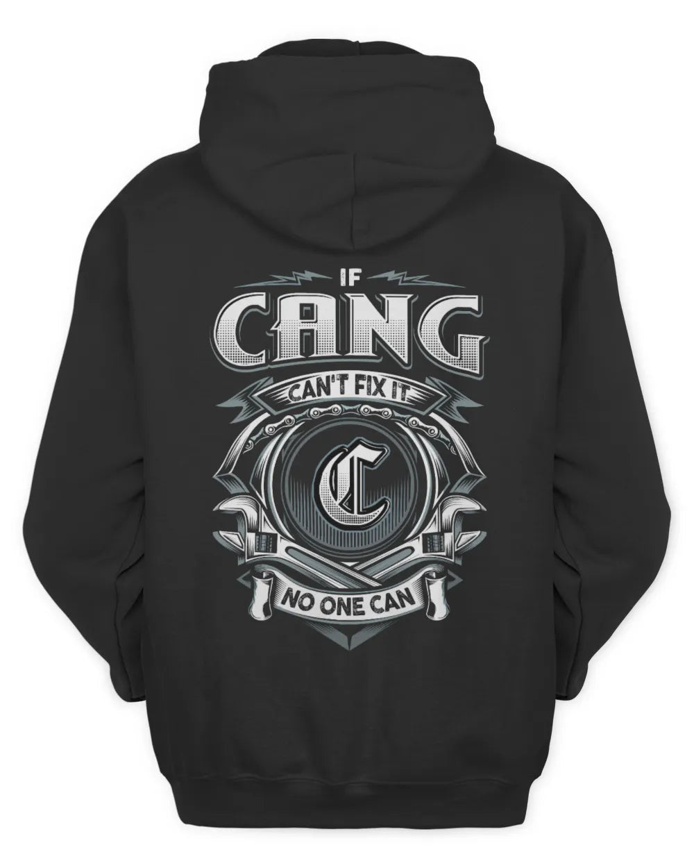 CANG AP81-K4-626 - Personalized Ahmed Quote Apparel “If Ahmed Can't Fix It, No One Can” - Unisex Hoodie - Black