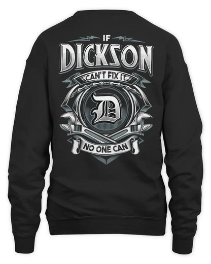 DICKSON AP81-K4-626 - Personalized Ahmed Quote Apparel “If Ahmed Can't Fix It, No One Can” - Unisex Sweatshirt - Black