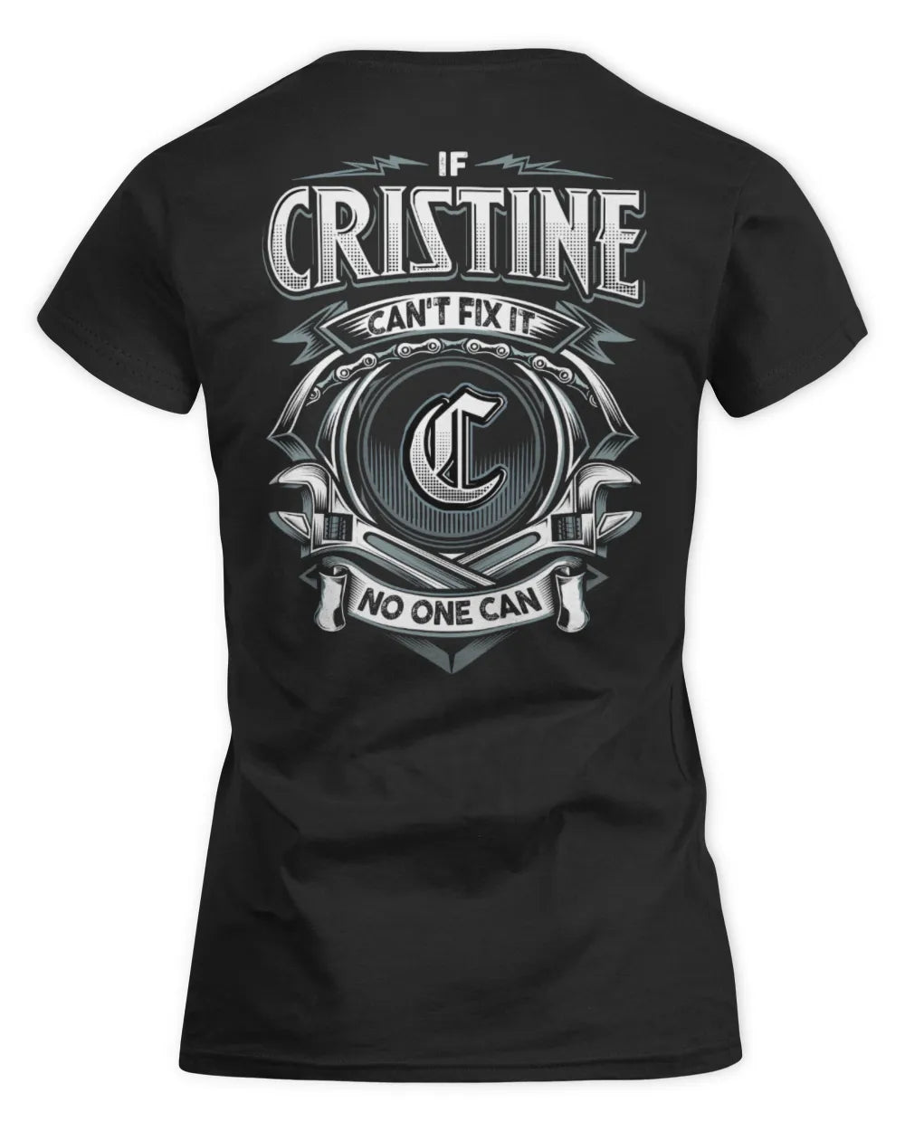 CRISTINE AP81-K4-626 - Personalized Ahmed Quote Apparel “If Ahmed Can't Fix It, No One Can” - Women's Standard T-Shirt - Black