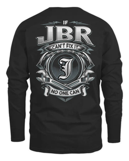 JBR AP81-K4-626 - Personalized Ahmed Quote Apparel “If Ahmed Can't Fix It, No One Can” - Men's Long Sleeved T-Shirt - Black
