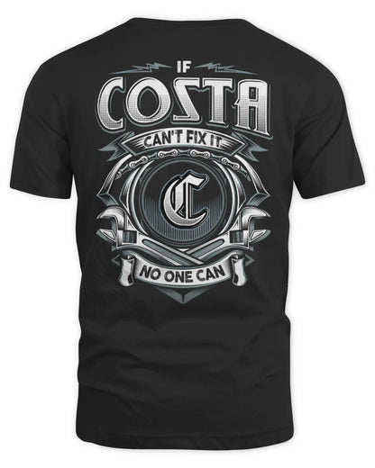 COSTA AP81-K4-626 - Personalized Ahmed Quote Apparel “If Ahmed Can't Fix It, No One Can” - Unisex Standard T-Shirt - Black