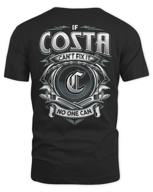 COSTA AP81-K4-626 - Personalized Ahmed Quote Apparel “If Ahmed Can't Fix It, No One Can” - Unisex Standard T-Shirt - Black