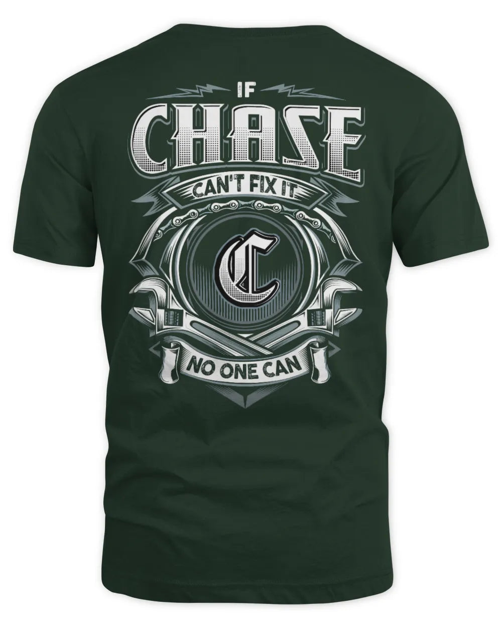 CHASE AP81-K4-626 - Personalized Ahmed Quote Apparel “If Ahmed Can't Fix It, No One Can” - Unisex Standard T-Shirt - Forest Green