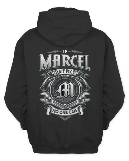 MARCEL AP81-K4-626 - Personalized Ahmed Quote Apparel “If Ahmed Can't Fix It, No One Can” - Unisex Hoodie - Black