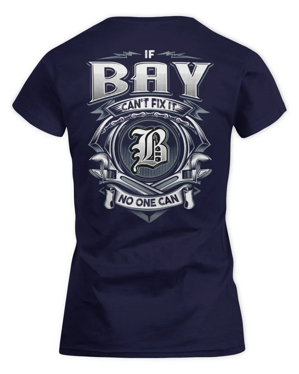 BAY AP81-K4-626 - Personalized Ahmed Quote Apparel “If Ahmed Can't Fix It, No One Can” - Women's Standard T-Shirt - Navy