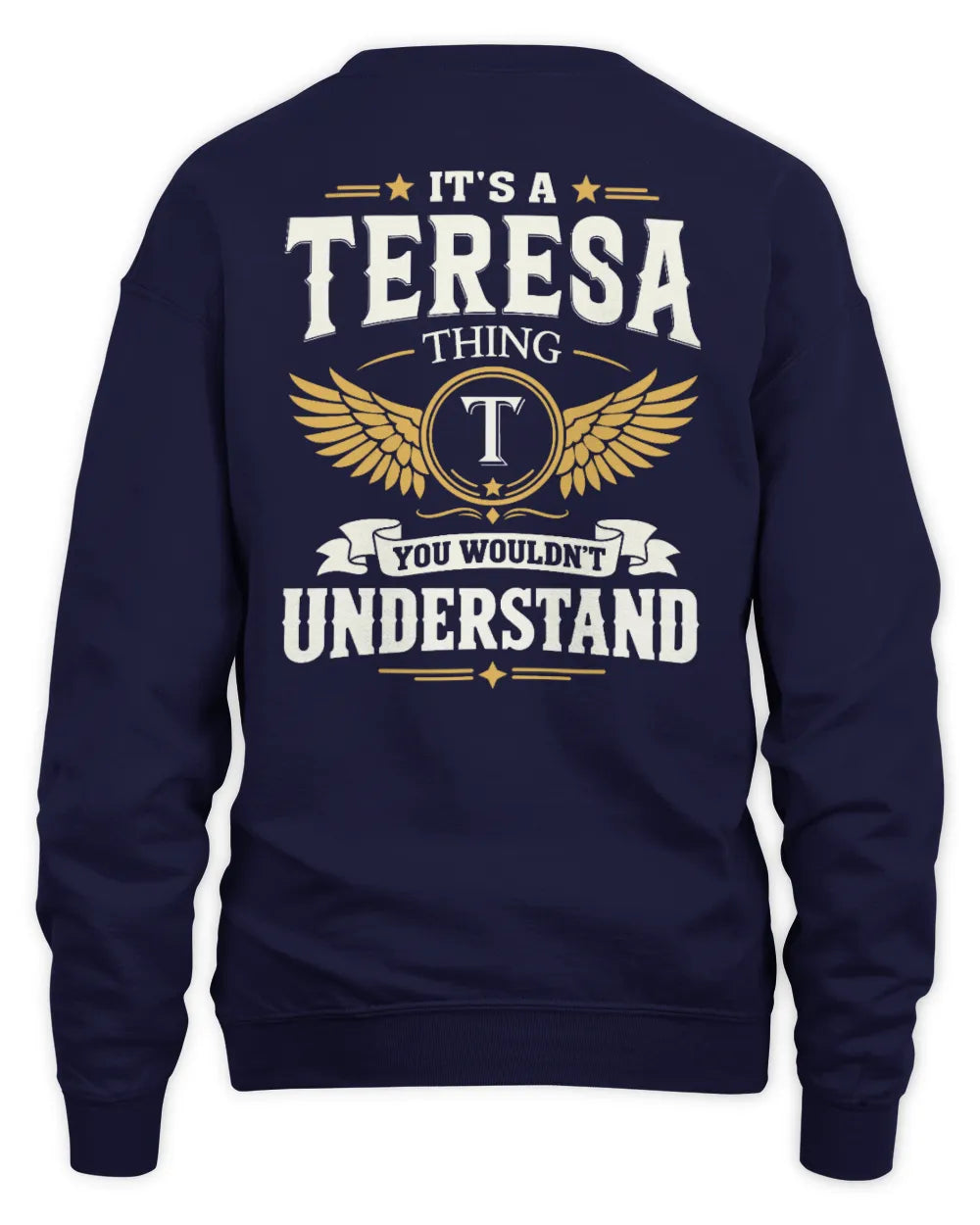 TERESA KT06-M008 It’s a [NAME] Thing – You Wouldn’t Understand | Personalized Vintage T-Shirt - Unisex Sweatshirt - Navy