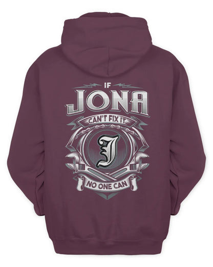 JONA AP81-K4-626 - Personalized Ahmed Quote Apparel “If Ahmed Can't Fix It, No One Can” - Unisex Hoodie - Maroon