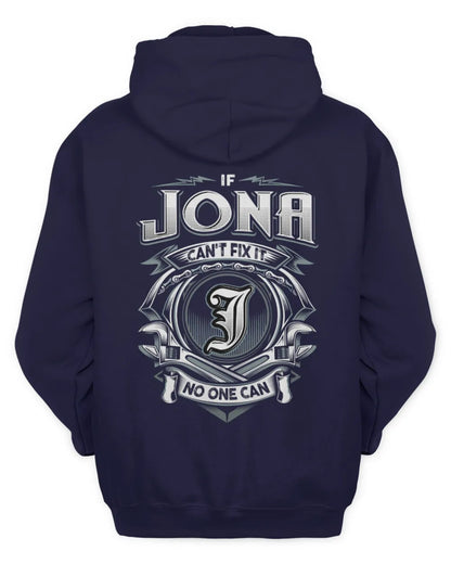 JONA AP81-K4-626 - Personalized Ahmed Quote Apparel “If Ahmed Can't Fix It, No One Can” - Unisex Hoodie - Navy