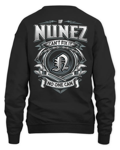 NUNEZ AP81-K4-626 - Personalized Ahmed Quote Apparel “If Ahmed Can't Fix It, No One Can” - Unisex Sweatshirt - Black