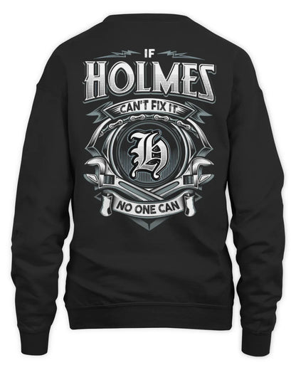 HOLMES AP81-K4-626 - Personalized Ahmed Quote Apparel “If Ahmed Can't Fix It, No One Can” - Unisex Sweatshirt - Black