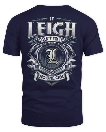 LEIGH AP81-K4-626 - Personalized Ahmed Quote Apparel “If Ahmed Can't Fix It, No One Can” - Unisex Standard T-Shirt - Navy