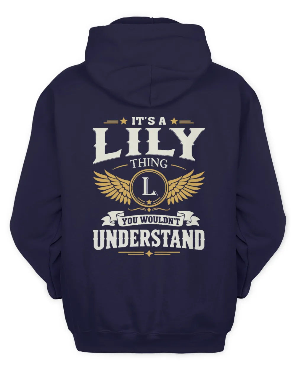 LILY KT06-M008 It’s a [NAME] Thing – You Wouldn’t Understand | Personalized Vintage T-Shirt - Unisex Hoodie - Navy