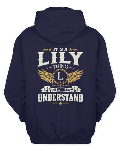 LILY KT06-M008 It’s a [NAME] Thing – You Wouldn’t Understand | Personalized Vintage T-Shirt - Unisex Hoodie - Navy