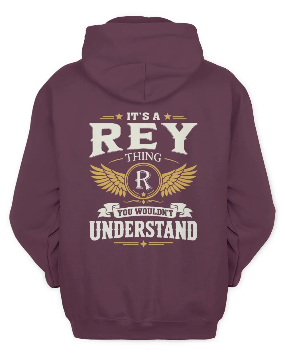 REY KT06-M008 It’s a [NAME] Thing – You Wouldn’t Understand | Personalized Vintage T-Shirt - Unisex Hoodie - Maroon