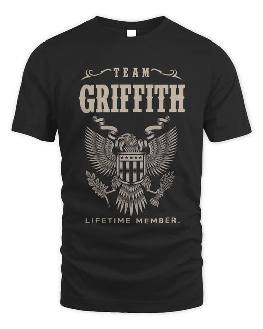 GRIFFITH TP06-K82 – Personalized Classic Style Apparel “Team NAME Lifetime Member”