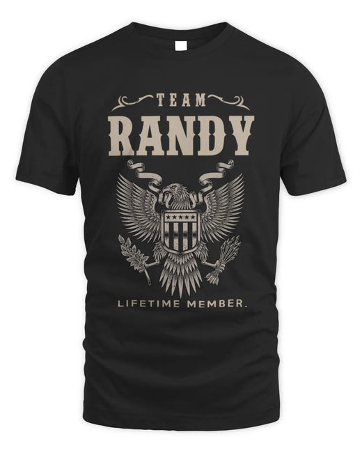 RANDY TP06-K82 – Personalized Classic Style Apparel “Team NAME Lifetime Member”
