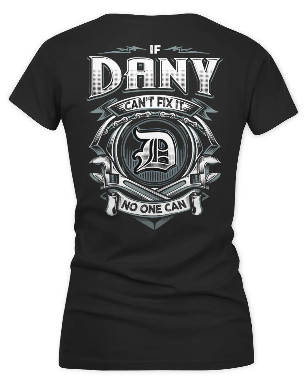 DANY AP81-K4-626 - Personalized Ahmed Quote Apparel “If Ahmed Can't Fix It, No One Can” - Women's V-Neck T-Shirt - Black