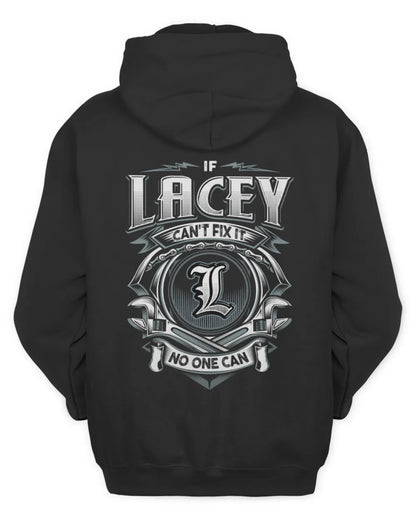 LACEY AP81-K4-626 - Personalized Ahmed Quote Apparel “If Ahmed Can't Fix It, No One Can” - Unisex Hoodie - Black