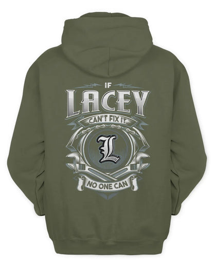 LACEY AP81-K4-626 - Personalized Ahmed Quote Apparel “If Ahmed Can't Fix It, No One Can” - Unisex Hoodie - Military Green