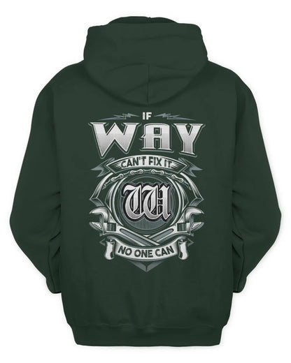 WAY AP81-K4-626 - Personalized Ahmed Quote Apparel “If Ahmed Can't Fix It, No One Can” - Unisex Hoodie - Forest Green