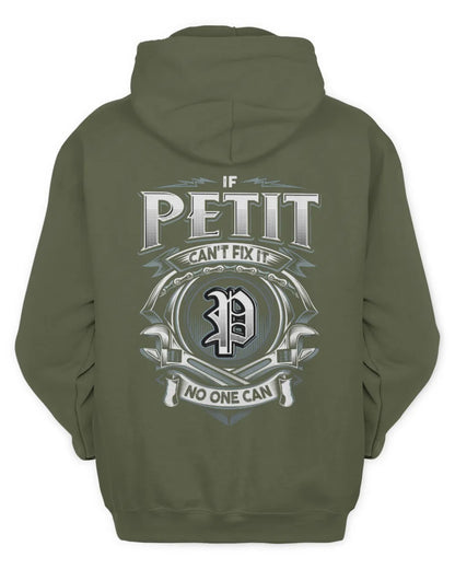 PETIT AP81-K4-626 - Personalized Ahmed Quote Apparel “If Ahmed Can't Fix It, No One Can” - Unisex Hoodie - Military Green
