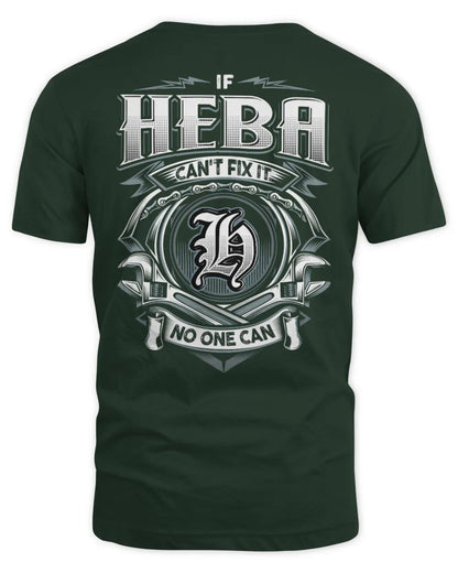 HEBA AP81-K4-626 - Personalized Ahmed Quote Apparel “If Ahmed Can't Fix It, No One Can” - Unisex Standard T-Shirt - Forest Green