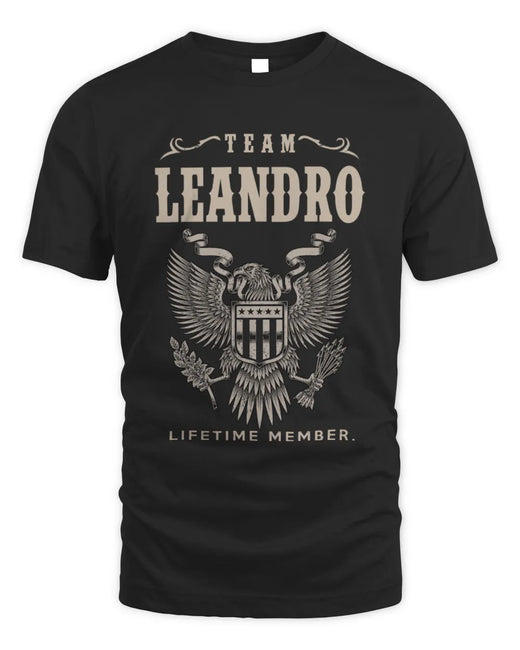LEANDRO TP06-K82 – Personalized Classic Style Apparel “Team NAME Lifetime Member”