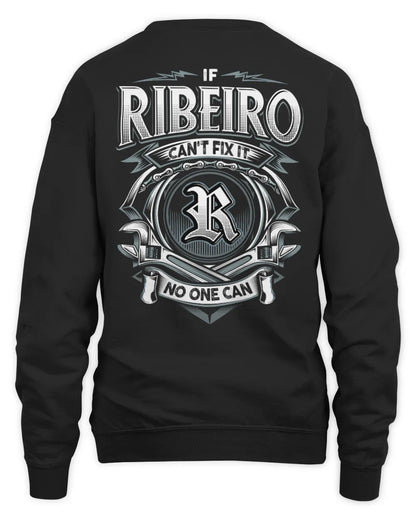 RIBEIRO AP81-K4-626 - Personalized Ahmed Quote Apparel “If Ahmed Can't Fix It, No One Can” - Unisex Sweatshirt - Black