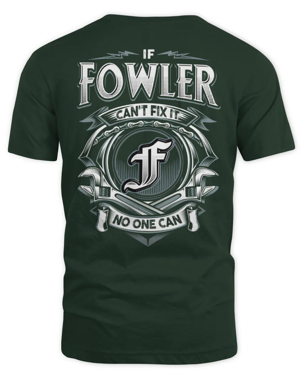 FOWLER AP81-K4-626 - Personalized Ahmed Quote Apparel “If Ahmed Can't Fix It, No One Can” - Unisex Standard T-Shirt - Forest Green
