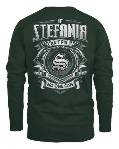 STEFANIA AP81-K4-626 - Personalized Ahmed Quote Apparel “If Ahmed Can't Fix It, No One Can” - Men's Long Sleeved T-Shirt - Forest Green
