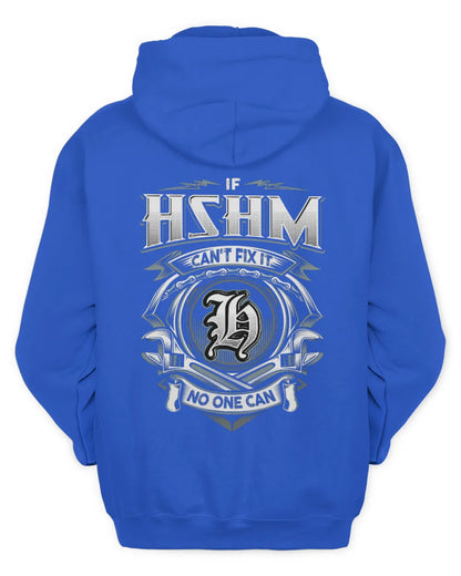 HSHM AP81-K4-626 - Personalized Ahmed Quote Apparel “If Ahmed Can't Fix It, No One Can” - Unisex Hoodie - Royal