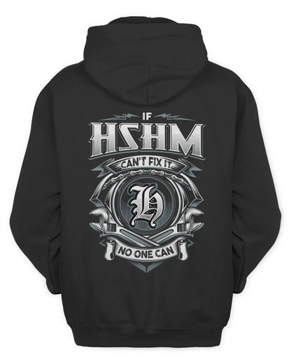 HSHM AP81-K4-626 - Personalized Ahmed Quote Apparel “If Ahmed Can't Fix It, No One Can” - Unisex Hoodie - Black