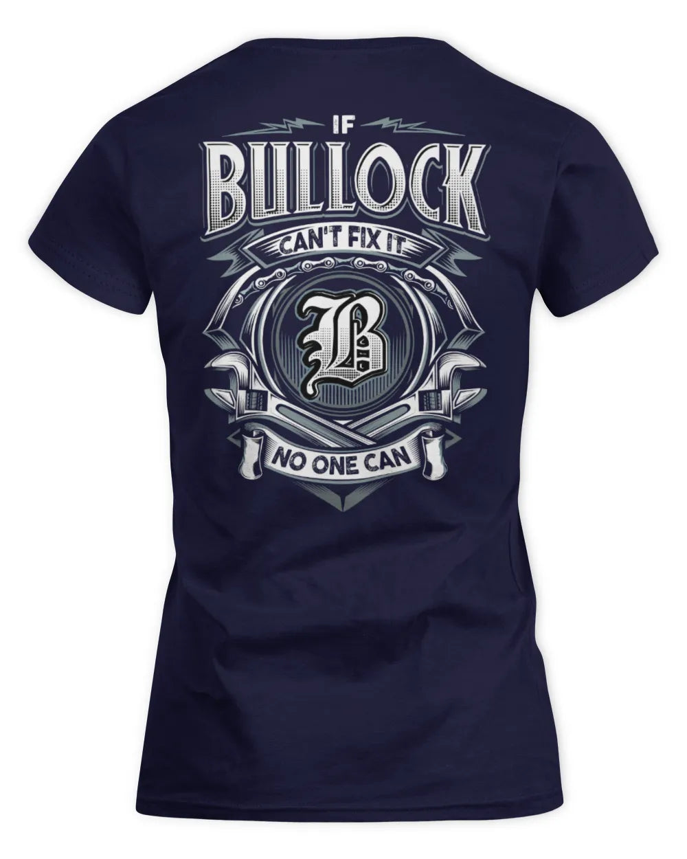 BULLOCK AP81-K4-626 - Personalized Ahmed Quote Apparel “If Ahmed Can't Fix It, No One Can” - Women's Standard T-Shirt - Navy