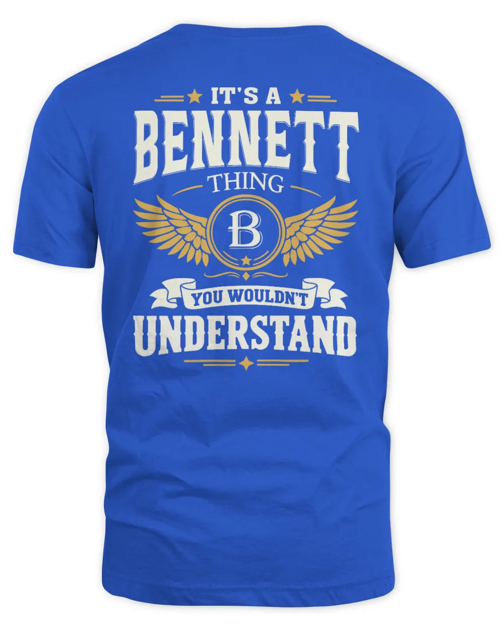 BENNETT KT06-M008 It’s a [NAME] Thing – You Wouldn’t Understand | Personalized Vintage T-Shirt - Unisex Standard T-Shirt - Royal