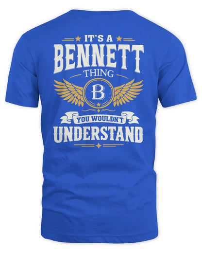 BENNETT KT06-M008 It’s a [NAME] Thing – You Wouldn’t Understand | Personalized Vintage T-Shirt - Unisex Standard T-Shirt - Royal