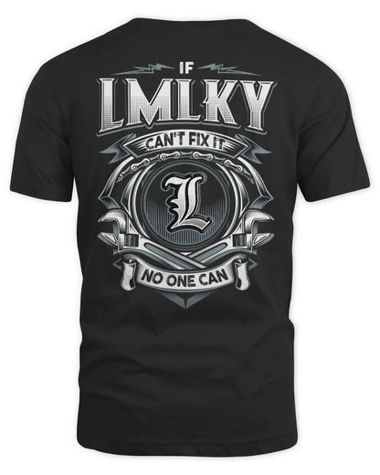 LMLKY AP81-K4-626 - Personalized Ahmed Quote Apparel “If Ahmed Can't Fix It, No One Can” - Unisex Standard T-Shirt - Black